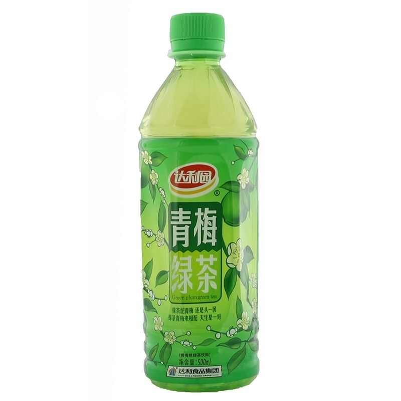 达利园 青梅味绿茶饮料 500ml／瓶.jpg