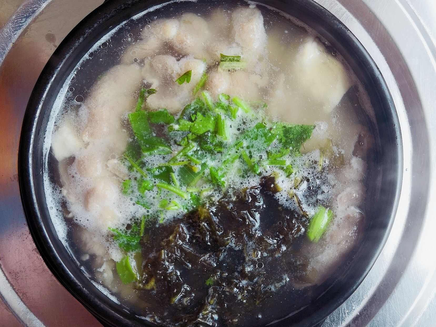 豆腐羊肉砂锅（大骨汤）