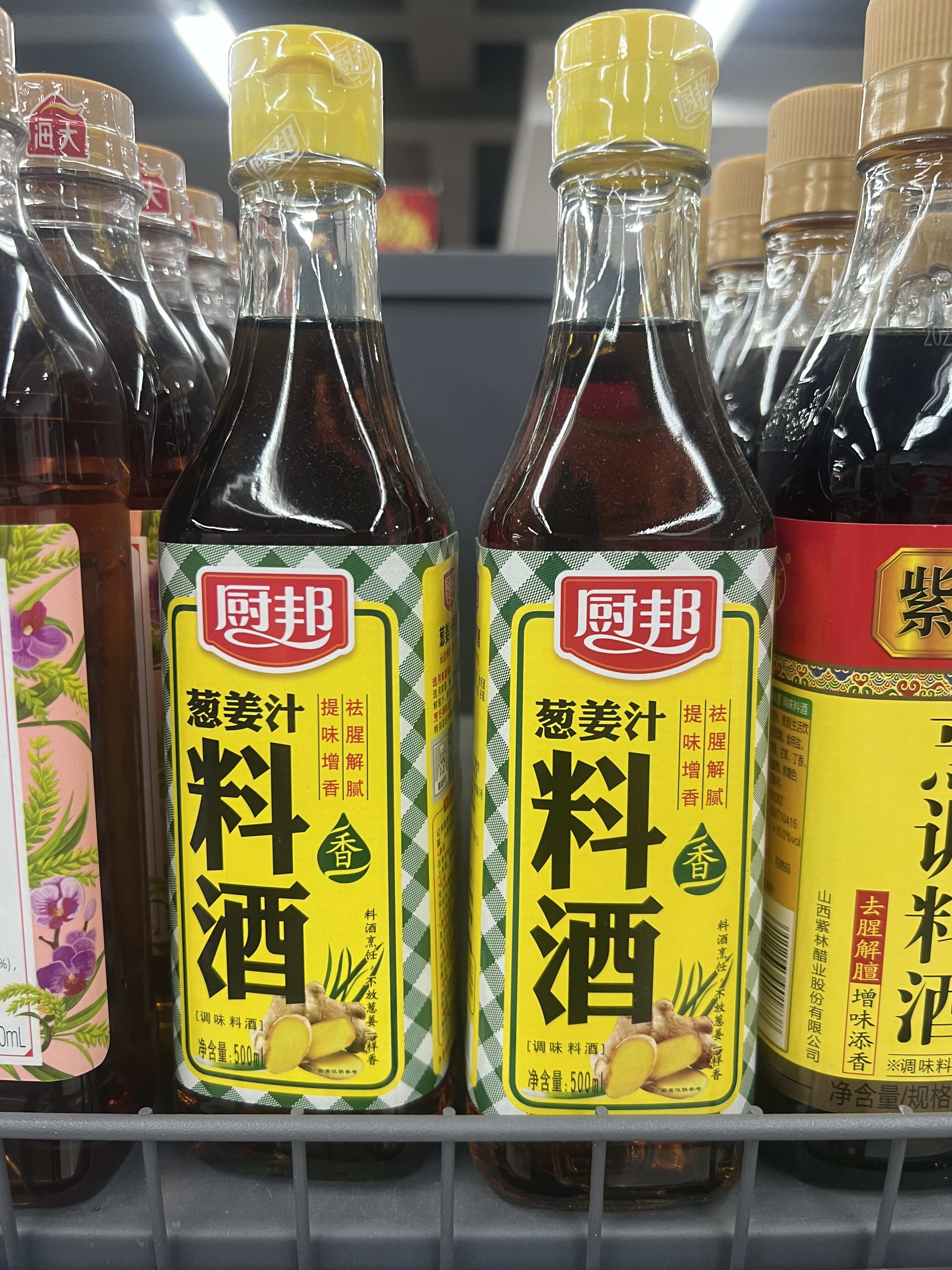 厨邦葱姜汁料酒500ml