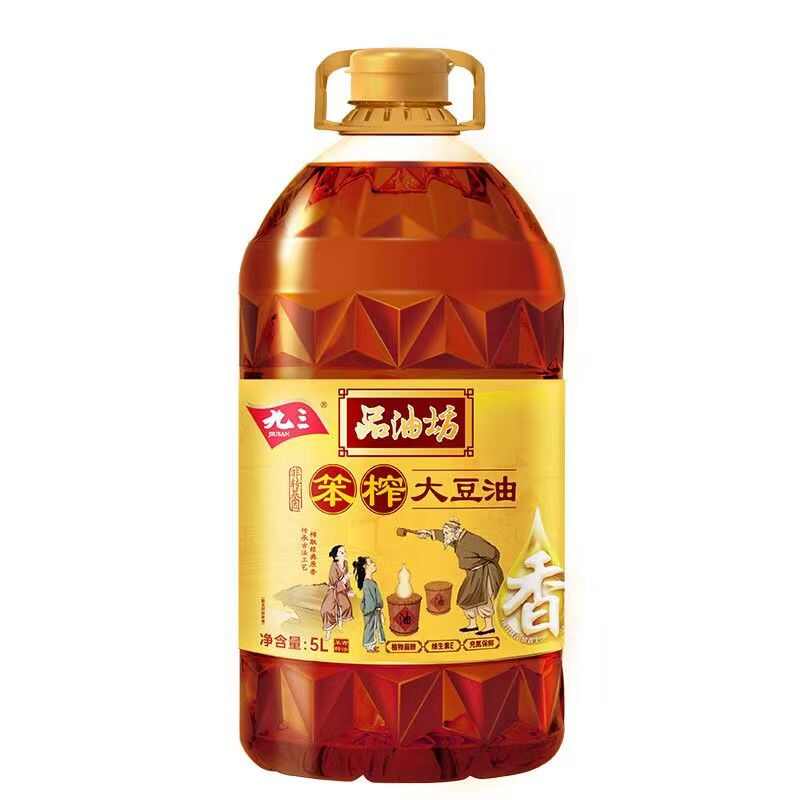 九三品油坊笨榨大豆油 5L