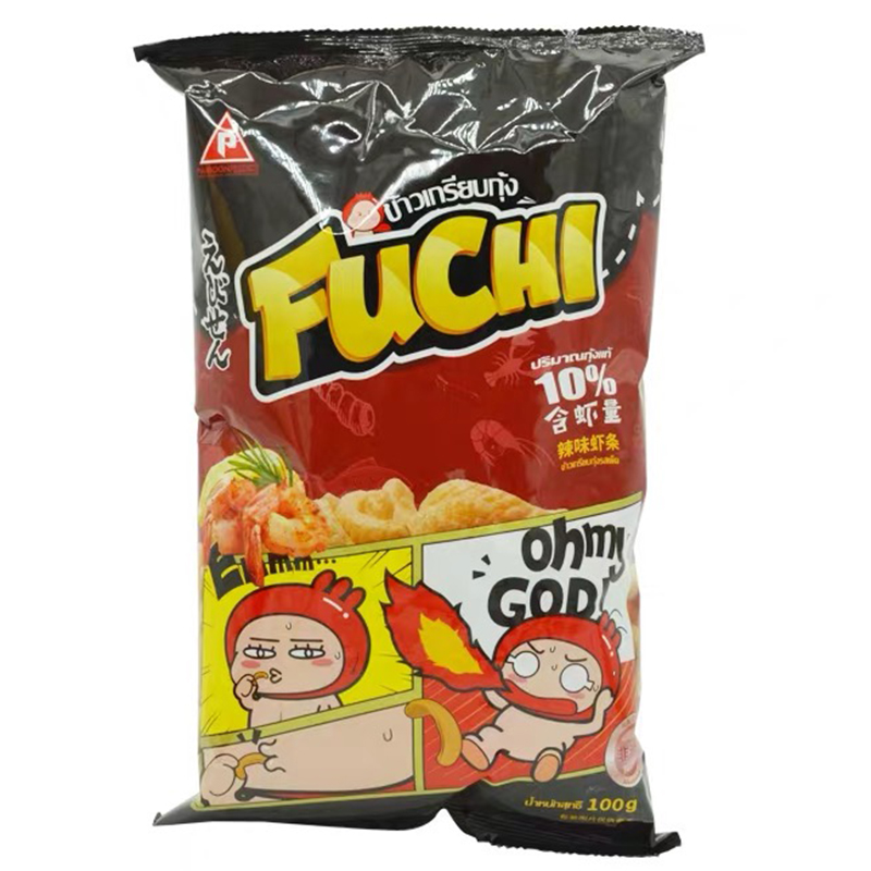 FUCHI富吃辣味虾条(膨化食品)100g／袋