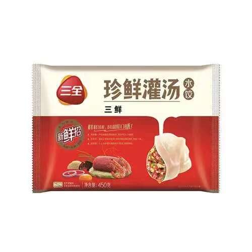 三全三鲜猪肉水饺450g