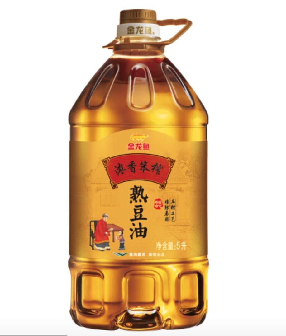 中安笨榨熟豆油5L