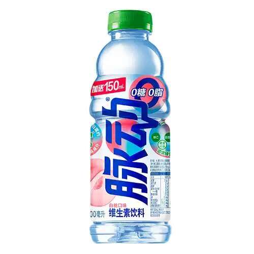 脉动0糖白桃维生素饮料450ml