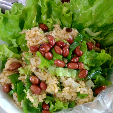 土豆泥拌饭+蛋黄紫菜包饭+珍珍